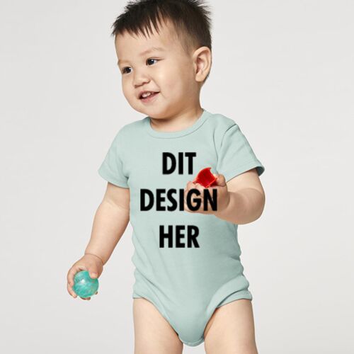 Lav Babytøj Tekst og Motiver | online | Shirtdesign.dk med tryk, Dansk produktion