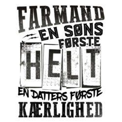 FARMAND, EN SØNS FØRSTE HELT Design