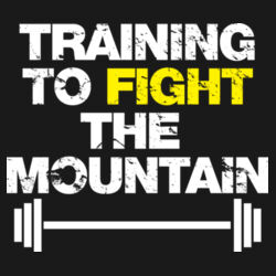 TRAINING TO FIGHT THE MOUNTAIN Design