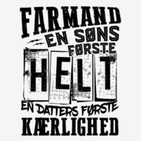 Farmand, en søns første helt. Design