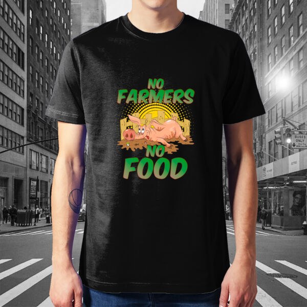 No Farmers, No Food (Gris) Thumbnail