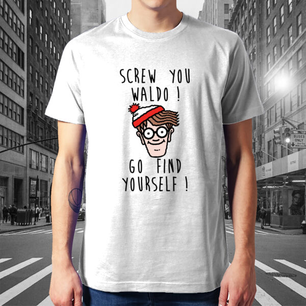 Screw You Waldo...(hvid) Thumbnail